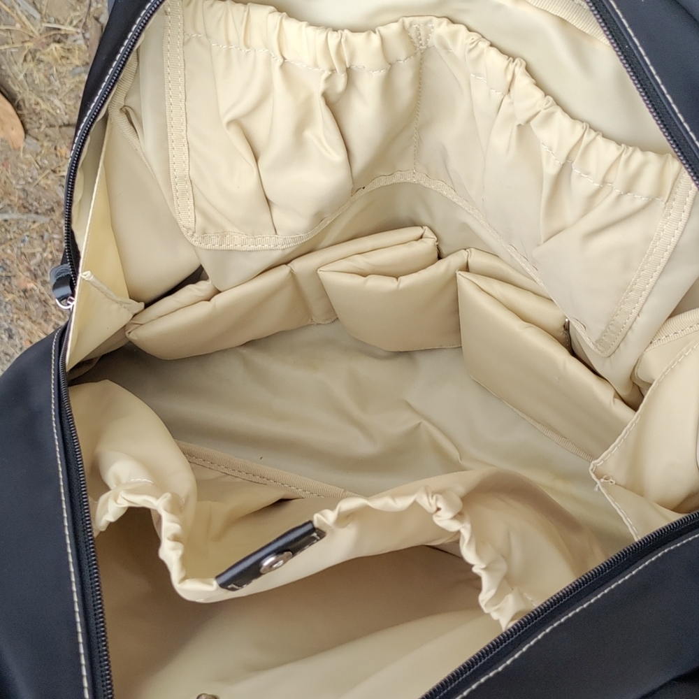 Stork Sak London black diaper bag - Picture 4 of 12